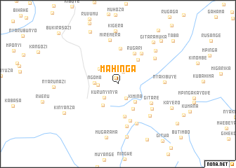 map of Mahinga