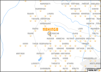 map of Mahinga