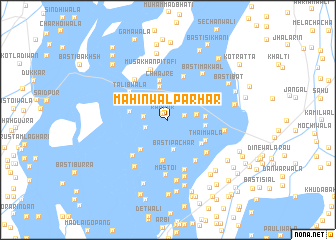 map of Mahīnwāl Parhār