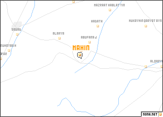 map of Mahīn