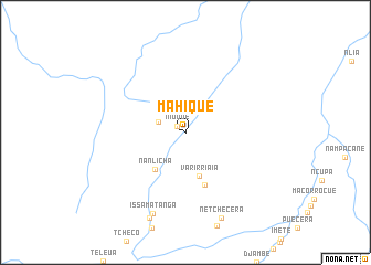 map of Mahique