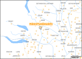 map of Mahir Shāhwāni