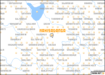 map of Mahisādānga