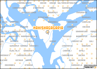 map of Mahisha Gāgaria