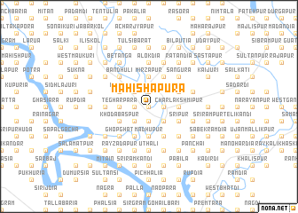 map of Mahishāpura