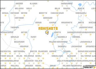 map of Mahishāta