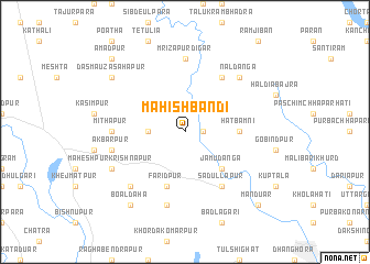 map of Mahīshbāndi