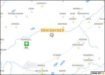 map of Mahishkher