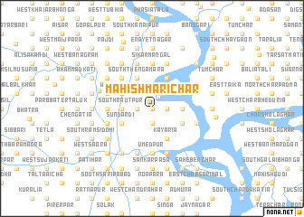 map of Mahishmāri Char
