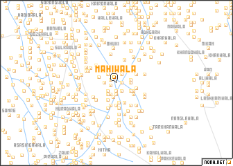 map of Māhīwāla