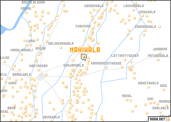 map of Māhiwāla