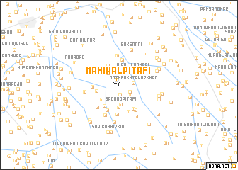 map of Mahīwāl Pitāfi