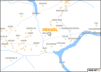 map of Mahiwāl