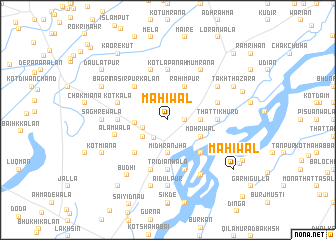 map of Mahīwāl
