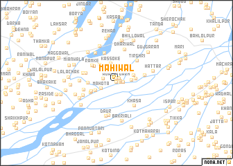 map of Mahiwāl