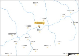 map of Mahiwa