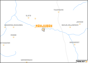 map of Maḩjūbah