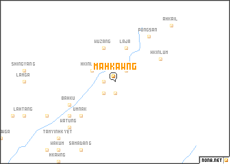 map of Mahkawng