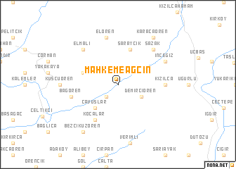 map of Mahkemeağcin