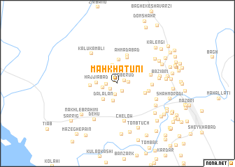 map of Māh Khātūnī