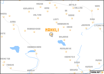map of Mähkli