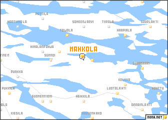 map of Mahkola