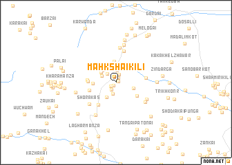 map of Mahkshai Kili