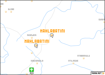 map of Mahlabatini