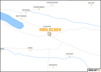 map of Mahlacheh