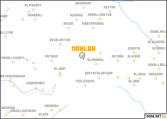 map of Maḩlah