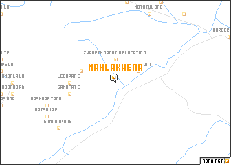 map of Mahlakwena