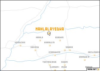 map of Mahlalayedwa