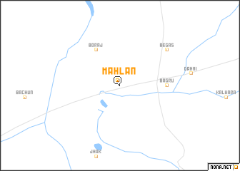 map of Mahlān