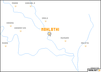 map of Mahlathi