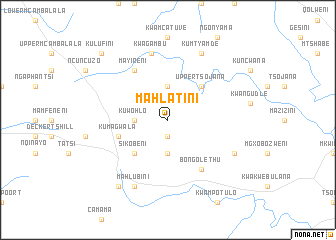 map of Mahlatini
