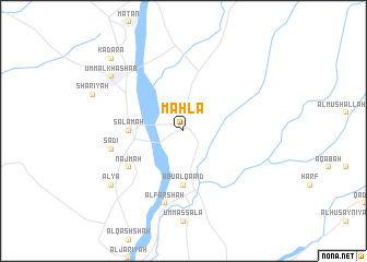 map of Mahlā