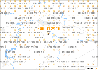 map of Mahlitzsch