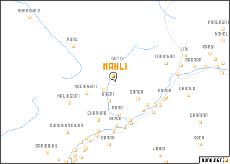 map of Māhli