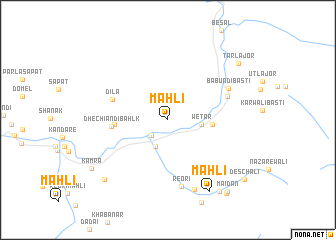 map of Māhli