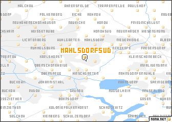 map of Mahlsdorf Süd