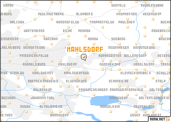 map of Mahlsdorf