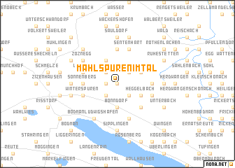 map of Mahlspüren im Tal