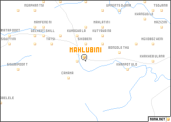 map of Mahlubini