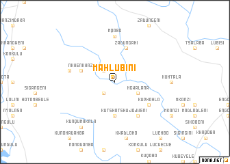 map of Mahlubini