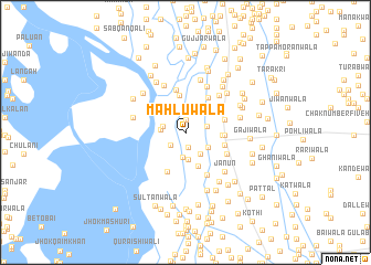 map of Māhlūwāla