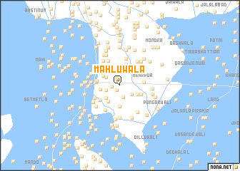 map of Māhluwāla