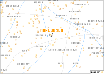 map of Mahlūwala