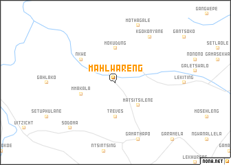 map of Mahlwareng