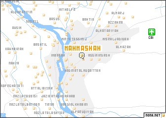 map of Maḩmashah