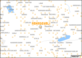map of Mahmdewāli